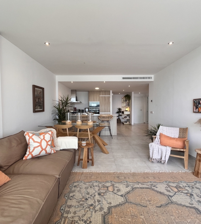 Resa Estates Ibiza apartment for sale te koop zeezicht sea views Cala gracio living room.jpeg